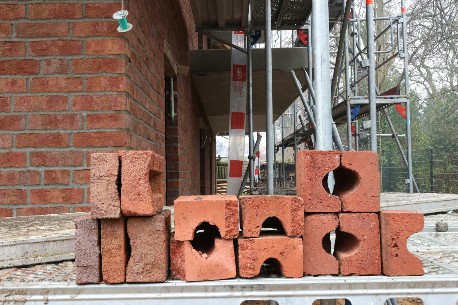 Pile of bricks