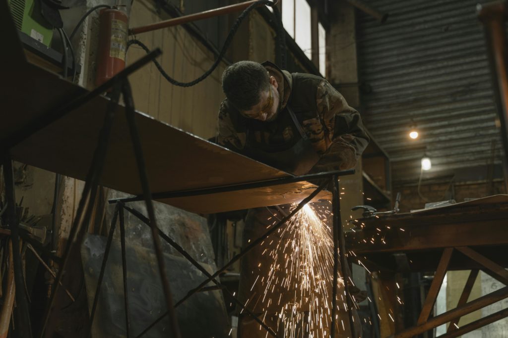 Fabricator welding